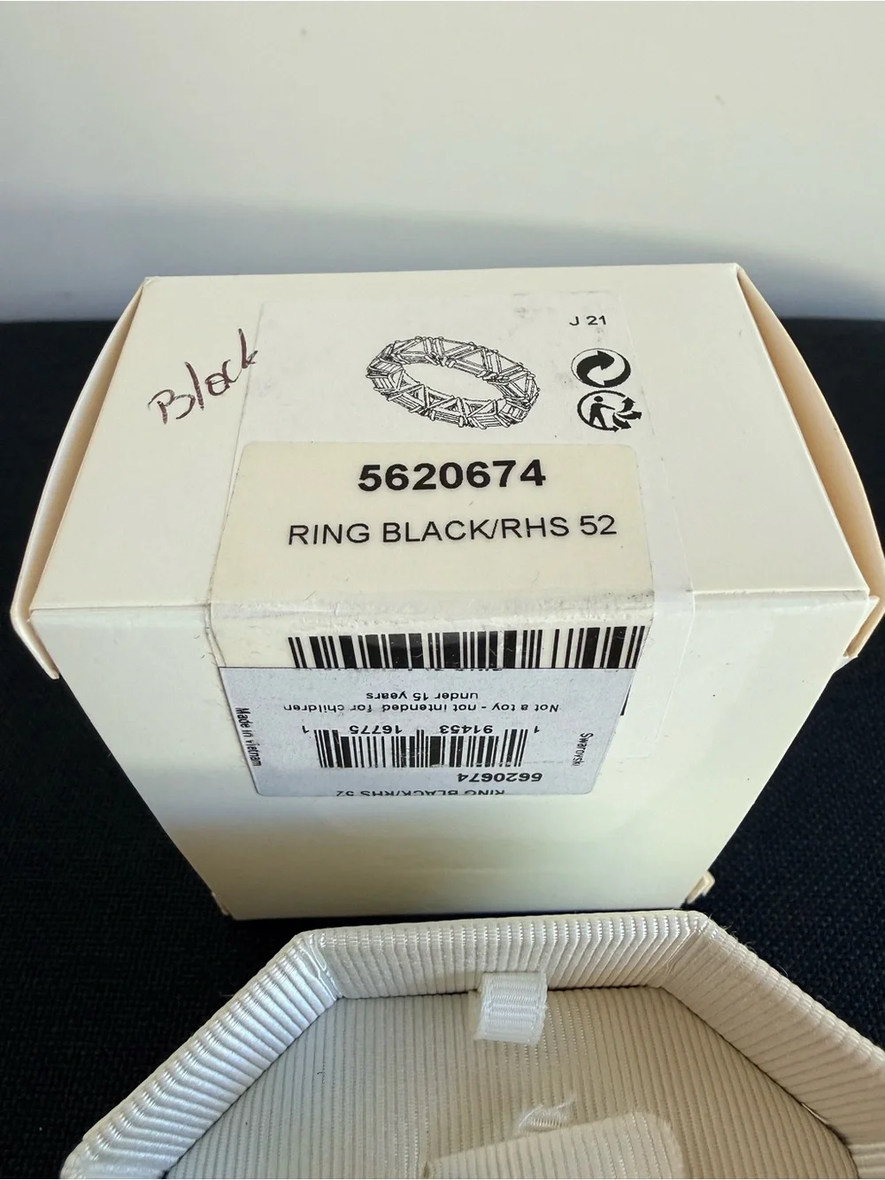 Swarovski Millenia Ring, Size 52 (US 6)
